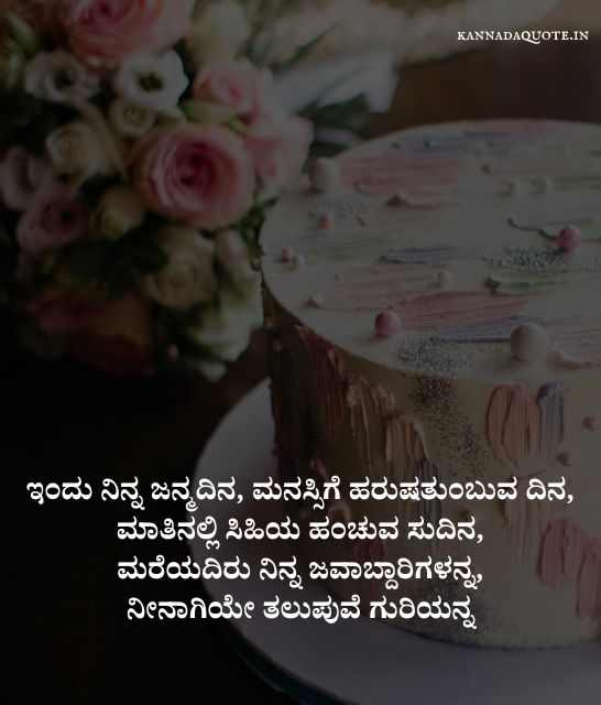 Birthday wishes in Kannada for brother